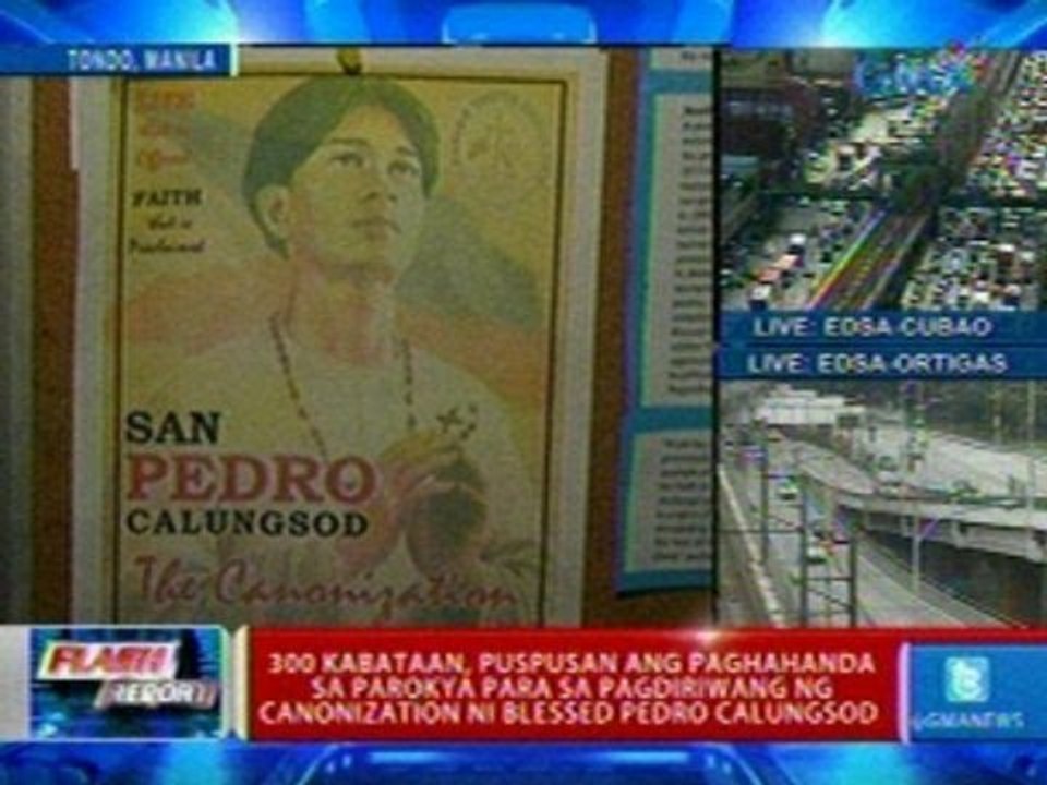 Flash Report: 300 kabataan, puspusan ang paghahanda para sa canonization ni Blessed Calungsod