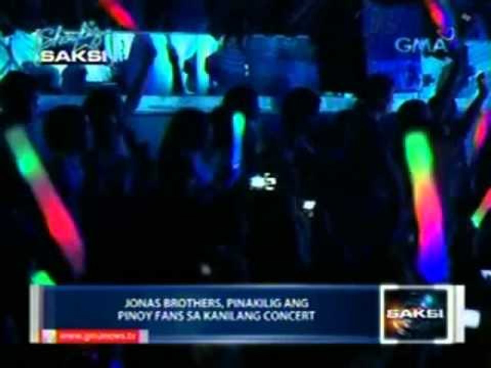 Saksi: Jonas brothers, pinakilig ang Pinoy   fans sa kanilang concert