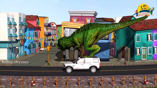 3D Dinosaur Finger Family Nursery Rhymes | Animated Tyrannosaurus Jurassic Children Rhymes
