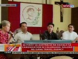 BT: 46 Pinoy sa Australia na dadalo sa canonization ni Calungsod, naloko ng travel agency