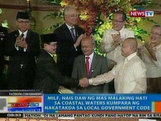 NTG: MILF, nais daw ng mas malaking hati sa coastal waters