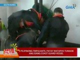 UB: 3 Pilipinong tripulante, patay matapos tumaob ang isang coast guard vessel sa South Korea