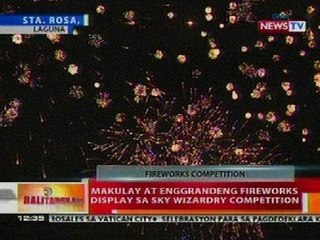 BT: Makulay at enggrandeng fireworks display sa Sky Wizardry Competition sa Laguna