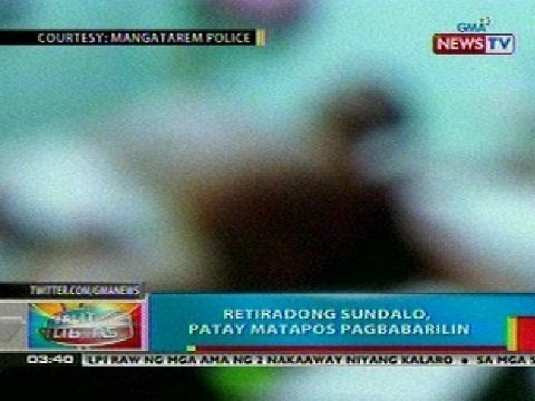 BP: Retiradong sundalo, patay sa pamamaril; babae, patay sa pananaksak