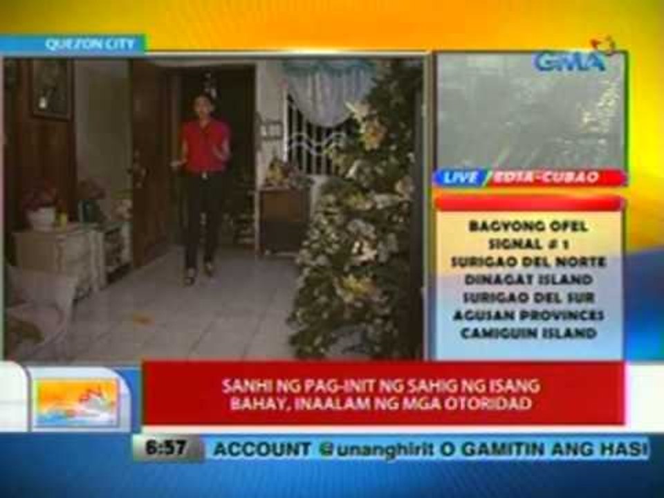 UB: Sanhi ng pag-init ng sahig ng isang bahay, inalam ng mga otoridad
