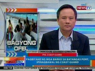 NTG: Panayam kay Commodore Eduardo Gongona, Commander, Coast Guard District Southern Tagalog