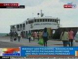 NTG: Mahigit 600 pasahero sa Cebu, nakaalis na matapos payagang bumiyahe ang mga sasakyang pandagat