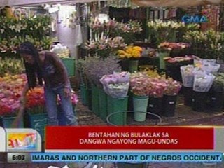 UB: Bentahan ng bulaklak sa Dangwa ngayong magu-Undas