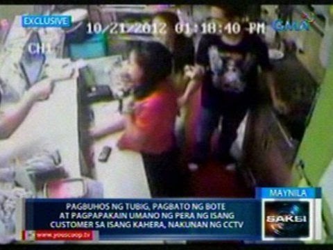 Saksi: Pamamahiya umano ng isang customer sa isang kahera, nakunan ng CCTV