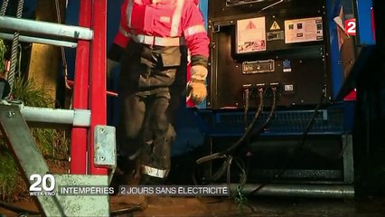 Intempéries : quelques centaines de logements encore privés de courant