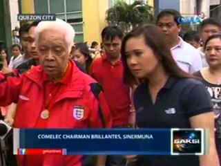 Video herunterladen: Saksi: Comelec Chairman Brillantes, sinermunan ang mga humahabol sa voter's registration