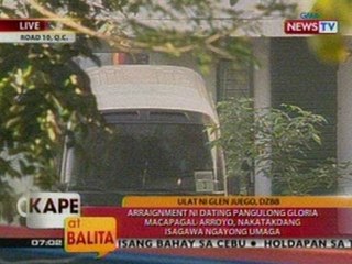 KB: Arraignment ni Ex-Pres. Arroyo, nakatakdang isagawa ngayong umaga