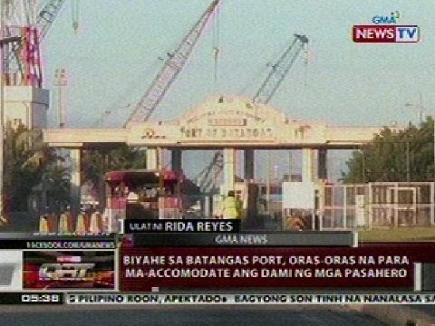 QRT: Biyahe sa Batangas Port, oras-oras na para ma-accomodate ang dami ng mga pasahero