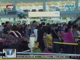 24Oras: Check-in counter sa NAIA Terminal 3, bahagyang nagsikip dahil sa buhos ng pasahero