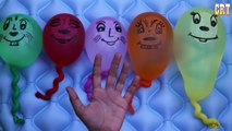 The Wet Balloons Learning Colours Water Balloons For Childrens Finger Family Rhymes