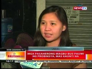 BT: Mga pasaherong magbu-bus pauwi ng probinsya, mas kaunti na