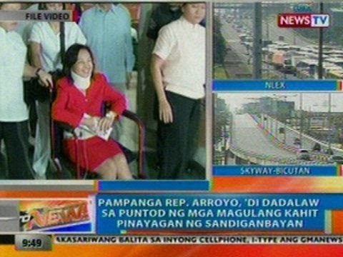 NTG: Rep. Gloria Arroyo, 'di dadalaw sa puntod ng mga magulang kahit pinayagan ng Sandiganbayan