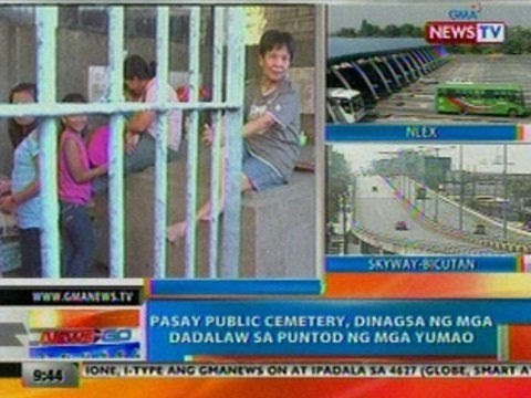 NTG: Pasay Public Cemetery, dinagsa ng mga dadalaw sa puntod ng mga yumao
