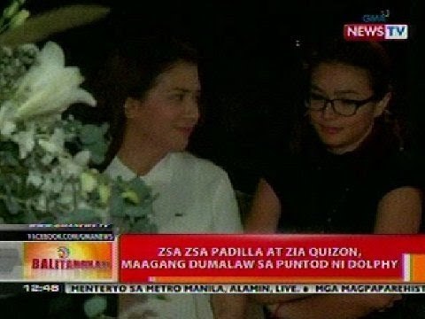 BT: Zsa Zsa Padilla at Zia Quizon, maagang dumalaw sa puntod ni Dolphy