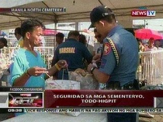 QRT: Seguridad sa mga sementeryo, todo-higpit