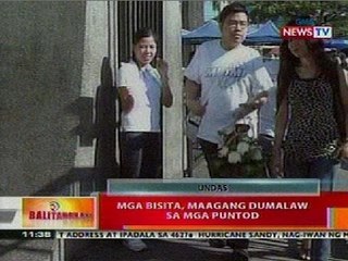 BT: Mga bisita, maagang dumalaw sa mga puntod