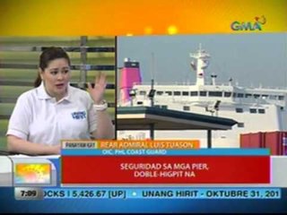 UB: Seguridad sa mga pier, doble-higpit na