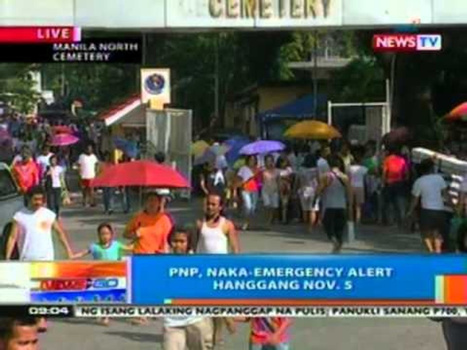 NTG: Mga dadalaw sa kanilang mga yumao, nagdaratingan na kahit bisperas pa lang ng Todos los Santos