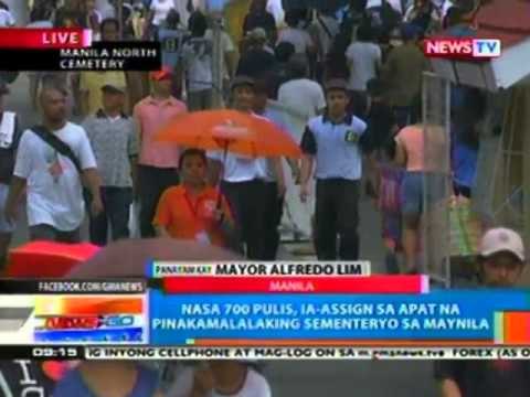 NTG: Pagdagsa ng mga dadalaw sa sementeryo, pinaghahandaan ng mga otoridad sa Maynila
