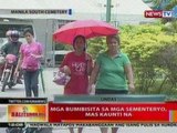 BT: Mga bumibisita sa Manila South Cemetery, mas kaunti na