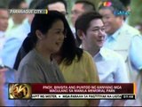24 Oras: PNoy, binisita ang puntod ng kanyang mga magulang sa Manila Memorial Park
