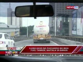 SONA: Ilang kaso ng pagsabog ng mga fuel tanker, naitala sa bansa