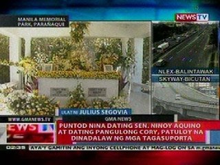 NTL: Puntod nina Ninoy at Cory Aquino, patuloy na dinadalaw ng mga tagasuporta