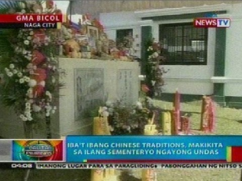 BP: Iba't ibang Chinese traditions, makikita sa ilan sementeryo ngayong Undas