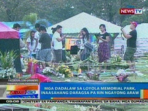 NTG: Mga dadalaw sa Loyola Memorial Park, inaasahang daragsa pa rin ngayong umaga