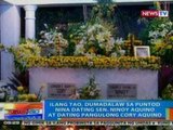 NTG: Ilang tao, dumadalaw sa puntod nina dating Sen. Ninoy Aquino at dating Pangulong Cory Aquino