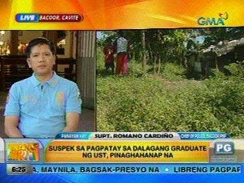 UB: Panayam kay Supt. Romano Cardiño, Chief of Police, Bacoor PNP (Nov. 2, 2012)
