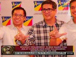 24Oras: Pagkakatanggal nina Aga Muhlach at Charlene Gonzales sa Voters' List, inaapela