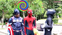SPIDERMAN & CAPTAIN AMERICA Get Hypnotized by Venom - Funny Superhero Movie in Real Life