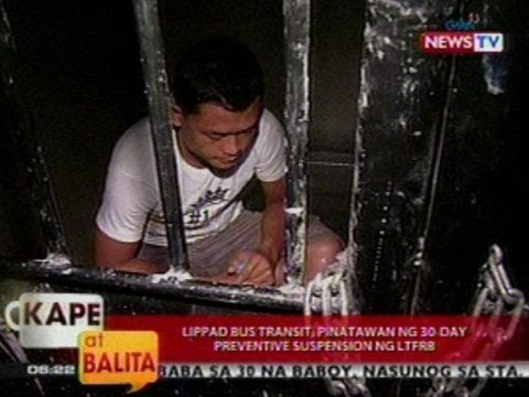 KB: Lippad Bus Transit, pinatawan ng 30 day preventive suspension ng LTRFB