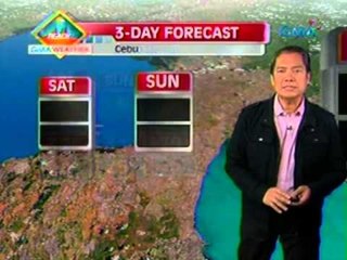 24 Oras: Weather update as of 7:00 p.m. (November 9, 2012)