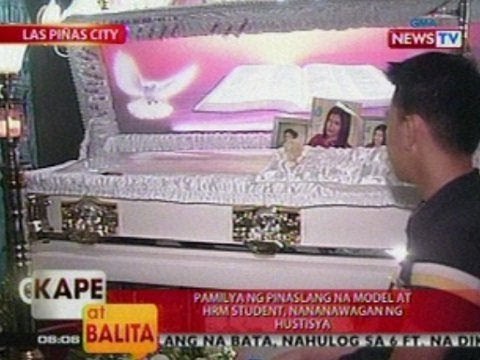 KB: Pamilya ng pinaslang na model at HRM student, nananawagan ng hustisya