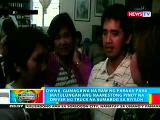 BP: OWWA, gumagawa ng paraan para matulungan si Ruben Kebeng