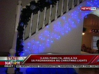 SONA: Ilang pamilya, abala na sa paghahanda ng christmas lights