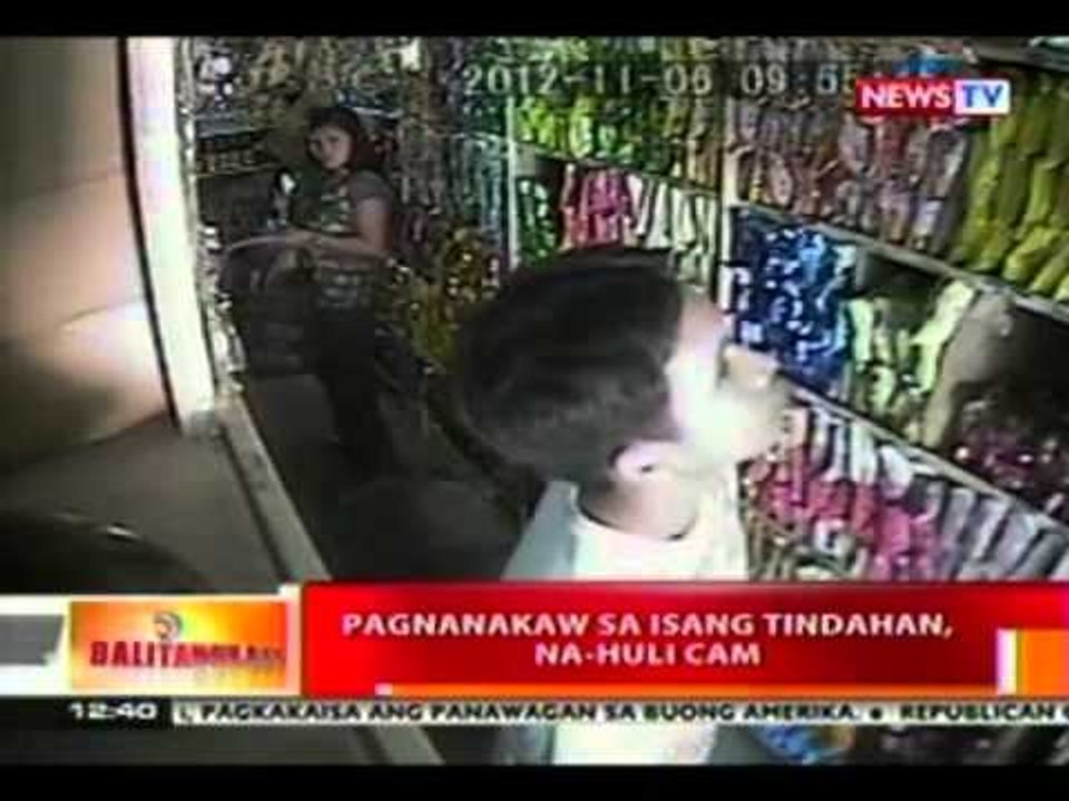 BT: Pagnanakaw sa isang tindahan, na-huli cam