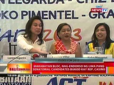 BT: Makabayan bloc, nag-endroso ng lima pang senatorial candidates bukod kay Rep. Casiño