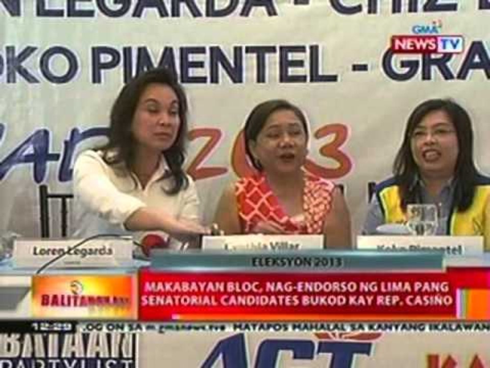 BT: Makabayan bloc, nag-endroso ng lima pang senatorial candidates bukod kay Rep. Casiño