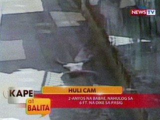 KB: 2-anyos na babae, nahulog sa 6 feet na dike sa Pasig
