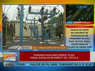 UB: Panayam kay DOE Sec. Carlos Jericho Petilla kaugnay sa pangmatagalang energy plan
