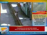 UB: Exclusive: Pagkahulog ng batang babae mula sa ibabaw ng isang dike sa Pasig, na-hulicam
