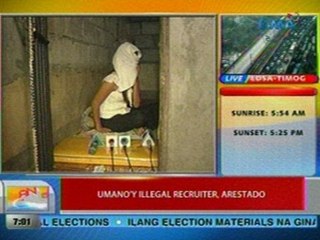 UB: Umano'y illegal recruiter sa Maynila, arestado
